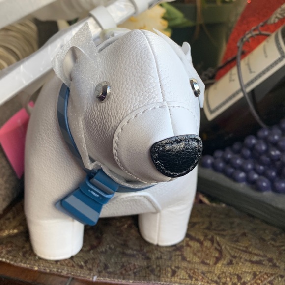 RARE🔥Authentic KATE SPADE Leather BEAR zip top Crosby - Picture 8 of 14